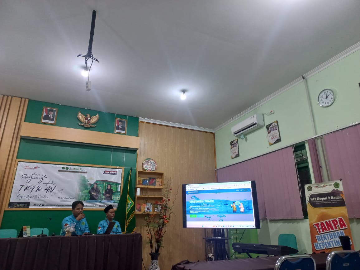 MTsN 9 Bantul Kenalkan Masemba Track, Inovasi Layanan Informasi Real Time